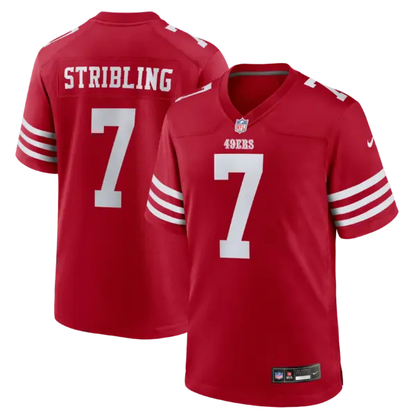 San Francisco 49ers De'Zhaun Stribling Vapor Limited Jersey - All Stitched - Scarlet