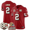 San Francisco 49ers Deommodore Lenoir Throwback '80th Anniversary' Patch Edition Vapor Jersey - All Stitched - Red