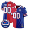 Buffalo Bills 2026 Split Edition Vapor Custom Jersey - All Stitched - Royal Red