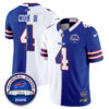 Buffalo Bills James Cook III 2026 Split Edition Vapor Jersey - All Stitched - Royal White