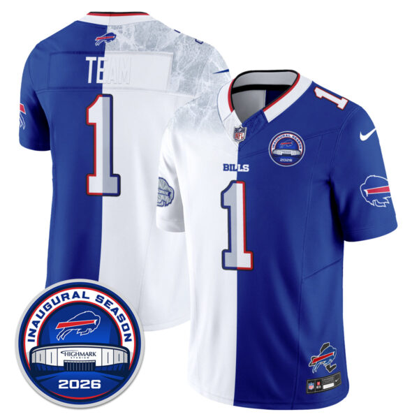 Buffalo Bills Team 2026 Split Edition Vapor Jersey - All Stitched - Royal Rivalries