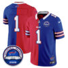 Buffalo Bills Team 2026 Split Edition Vapor Jersey - All Stitched - Royal Red