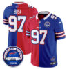 Buffalo Bills Joey Bosa 2026 Split Edition Vapor Jersey - All Stitched - Royal Red
