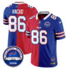 Buffalo Bills Dalton Kincaid 2026 Split Edition Vapor Jersey - All Stitched - Royal Red