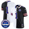 Buffalo Bills Team 2026 Split Edition Vapor Jersey - All Stitched - Black White