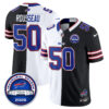 Buffalo Bills Greg Rousseau 2026 Split Edition Vapor Jersey - All Stitched - Black White