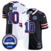 Buffalo Bills Khalil Shakir 2026 Split Edition Vapor Jersey - All Stitched - Black White