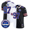 Buffalo Bills Joey Bosa 2026 Split Edition Vapor Jersey - All Stitched - Black White