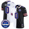 Buffalo Bills Keon Coleman 2026 Split Edition Vapor Jersey - All Stitched - Black White