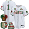 San Francisco 49ers Team Mexico Edition Baseball Vapor Jersey - All Stitched - White