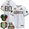 San Francisco 49ers Jerry Rice Mexico Edition Baseball Vapor Jersey - All Stitched - White