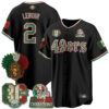 San Francisco 49ers Deommodore Lenoir Mexico Edition Baseball Vapor Jersey - All Stitched - Black