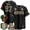 San Francisco 49ers Nick Bosa Mexico Edition Baseball Vapor Jersey - All Stitched - Black