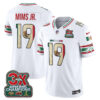 Denver Broncos Marvin Mims Jr. Mexico Edition Vapor Jersey - All Stitched - White