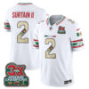 Denver Broncos Patrick Surtain II Mexico Edition Vapor Jersey - All Stitched - White