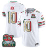 Denver Broncos Bo Nix Mexico Edition Vapor Jersey - All Stitched - White