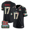 Denver Broncos Jaylen Waddle Mexico Edition Vapor Jersey - All Stitched - Black