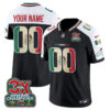 Denver Broncos Mexico Edition Vapor Custom Jersey - All Stitched - Alternate