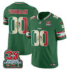 Denver Broncos Mexico Edition Vapor Custom Jersey - All Stitched - Green