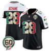 Miami Dolphins De'Von Achane Mexico Edition Vapor Jersey - All Stitched - Alternate