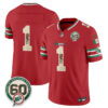 Miami Dolphins Team Mexico Edition Vapor Jersey - All Stitched - Red
