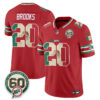 Miami Dolphins Jordyn Brooks Mexico Edition Vapor Jersey - All Stitched - Red