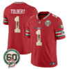 Miami Dolphins Jalen Tolbert Mexico Edition Vapor Jersey - All Stitched - Red