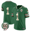 Miami Dolphins Team Mexico Edition Vapor Jersey - All Stitched - Green