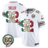 Miami Dolphins Zach Sieler Mexico Edition Vapor Jersey - All Stitched - White