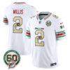 Miami Dolphins Malik Willis Mexico Edition Vapor Jersey - All Stitched - White