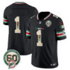 Miami Dolphins Team Mexico Edition Vapor Jersey - All Stitched - Black