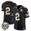 Miami Dolphins Malik Willis Mexico Edition Vapor Jersey - All Stitched - Black