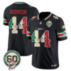 Miami Dolphins Chop Robinson Mexico Edition Vapor Jersey - All Stitched - Black