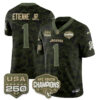 Jacksonville Jaguars Travis Etienne Jr. 2026 Salute to Service Vapor Jersey - All Stitched - Camo