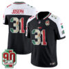 Detroit Lions Kerby Joseph Mexico Edition Vapor Jersey - All Stitched - Alternate