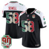 Detroit Lions Penei Sewell Mexico Edition Vapor Jersey - All Stitched - Alternate