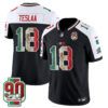 Detroit Lions Isaac TeSlaa Mexico Edition Vapor Jersey - All Stitched - Alternate