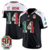 Detroit Lions Amon-Ra St. Brown Mexico Edition Vapor Jersey - All Stitched - Alternate