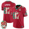 Detroit Lions Sam LaPorta Mexico Edition Vapor Jersey - All Stitched - Red