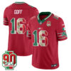 Detroit Lions Jared Goff Mexico Edition Vapor Jersey - All Stitched - Red
