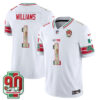 Detroit Lions Jameson Williams Mexico Edition Vapor Jersey - All Stitched - White
