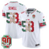 Detroit Lions Penei Sewell Mexico Edition Vapor Jersey - All Stitched - White