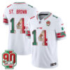 Detroit Lions Amon-Ra St. Brown Mexico Edition Vapor Jersey - All Stitched - White