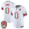 Detroit Lions Jahmyr Gibbs Mexico Edition Vapor Jersey - All Stitched - White