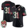 Detroit Lions Kerby Joseph Mexico Edition Vapor Jersey - All Stitched - Black