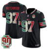 Detroit Lions Aidan Hutchinson Mexico Edition Vapor Jersey - All Stitched - Black