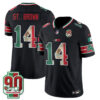 Detroit Lions Amon-Ra St. Brown Mexico Edition Vapor Jersey - All Stitched - Black
