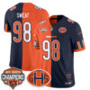 Chicago Bears Montez Sweat 2026 Split Vapor Limited Jersey - All Stitched - Orange Rivalries