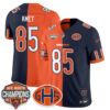 Chicago Bears Cole Kmet 2026 Split Vapor Limited Jersey - All Stitched - Orange Rivalries