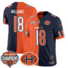 Chicago Bears Caleb Williams 2026 Split Vapor Limited Jersey - All Stitched - Orange Rivalries